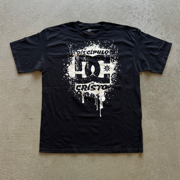 Xtomorphosis Other - Vintage Xtomorphosis Discipulo De Cristo Shirt Size XL Black Y2K DC Logo Parody